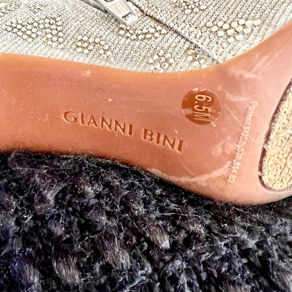 Gianni Bini gold high heel boot - Picture 11 of 12